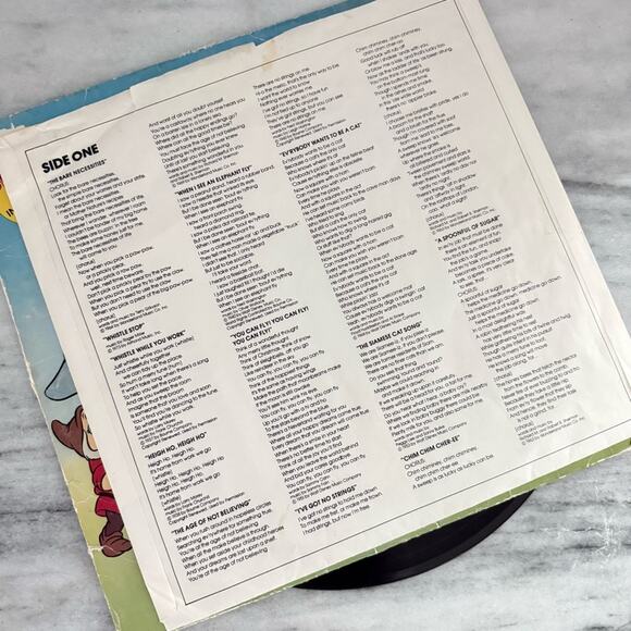Vintage Ronco Records The Greatest Hits Of Walt Disney 1976 Vinyl Record 24 Song - Picture 4 of 7